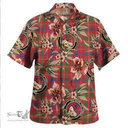 Scottish MacDonald of Glenaladale (Donald of Glenaladale) Modern Clan Tartan Hawaiian Shirt - Tropical Old Style Scottish Plaid Tartan Plaid
