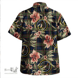 Scottish MacLellan Modern Clan Tartan Hawaiian Shirt - Tropical Old Style Scottish Plaid Tartan Plaid