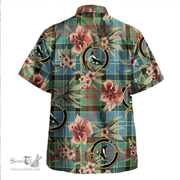 Scottish Walkinshaw Clan Tartan Hawaiian Shirt - Tropical Old Style Scottish Plaid Tartan Plaid
