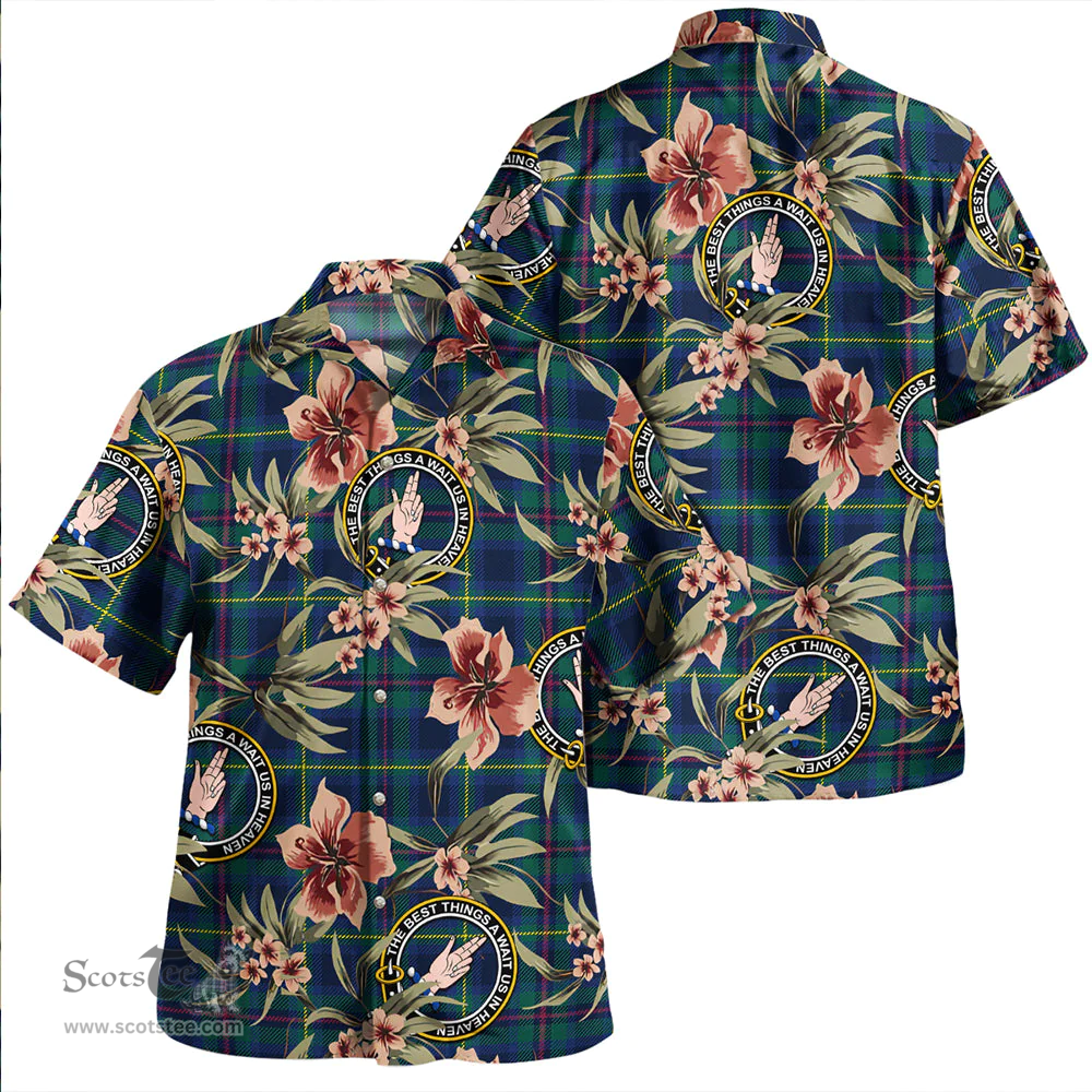 Scottish Miller Modern Clan Tartan Hawaiian Shirt - Tropical Old Style Scottish Plaid Tartan Plaid