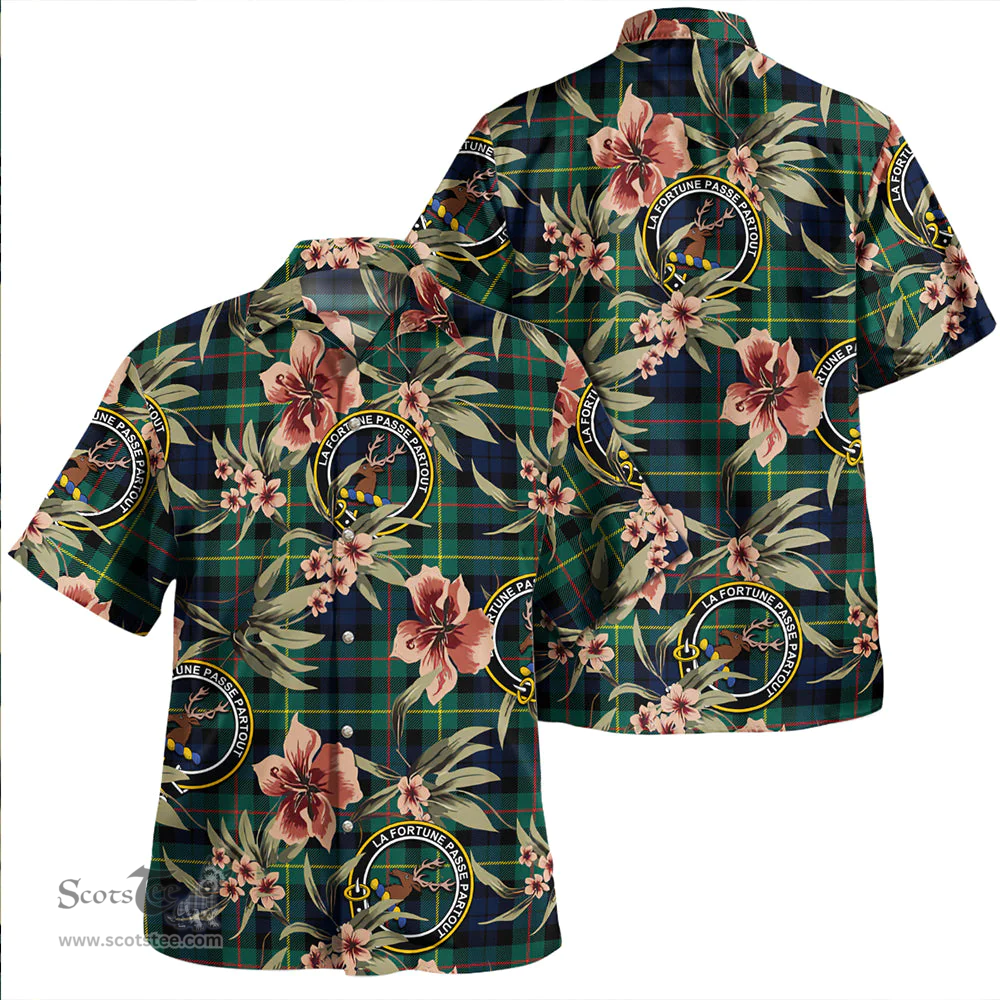 Scottish Rollo Modern Clan Tartan Hawaiian Shirt - Tropical Old Style Scottish Plaid Tartan Plaid