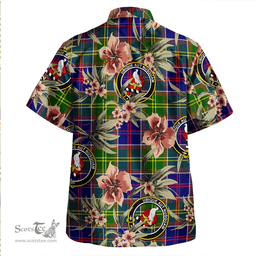 Scottish Whitefoord Modern Clan Tartan Hawaiian Shirt - Tropical Old Style Scottish Plaid Tartan Plaid
