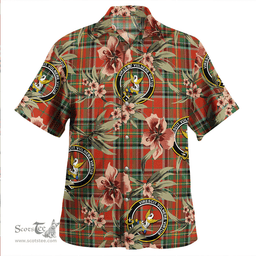 Scottish Stewart of Galloway Ancient Clan Tartan Hawaiian Shirt - Tropical Old Style Scottish Plaid Tartan Plaid