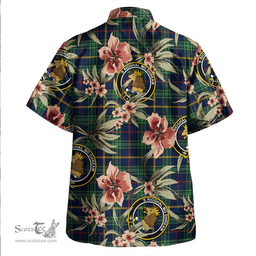 Scottish MacCainsh Modern Clan Tartan Hawaiian Shirt - Tropical Old Style Scottish Plaid Tartan Plaid