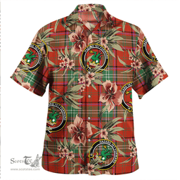 Scottish Seton Ancient Clan Tartan Hawaiian Shirt - Tropical Old Style Scottish Plaid Tartan Plaid
