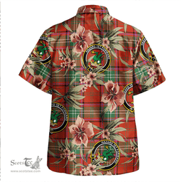 Scottish Seton Ancient Clan Tartan Hawaiian Shirt - Tropical Old Style Scottish Plaid Tartan Plaid