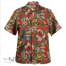 Scottish Sinclair Ancient Clan Tartan Hawaiian Shirt - Tropical Old Style Scottish Plaid Tartan Plaid