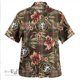 Scottish MacDiarmid Weathered Clan Tartan Hawaiian Shirt - Tropical Old Style Scottish Plaid Tartan Plaid