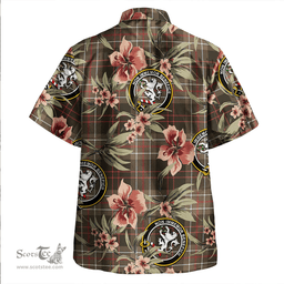 Scottish MacDiarmid Weathered Clan Tartan Hawaiian Shirt - Tropical Old Style Scottish Plaid Tartan Plaid