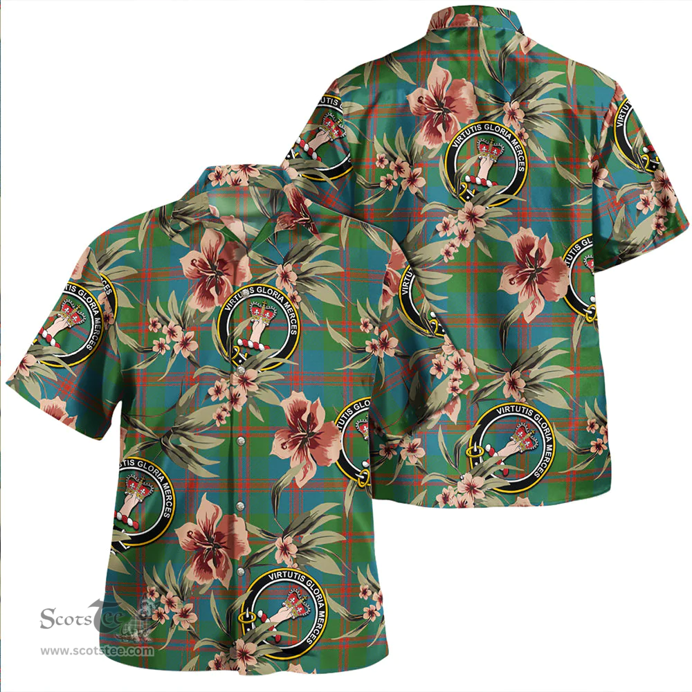 Scottish Robertson of Struan Ancient Clan Tartan Hawaiian Shirt - Tropical Old Style Scottish Plaid Tartan Plaid