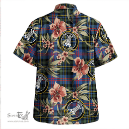 Scottish MacCallum of Berwick Modern Clan Tartan Hawaiian Shirt - Tropical Old Style Scottish Plaid Tartan Plaid