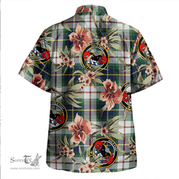 Scottish MacLeod of California Modern Clan Tartan Hawaiian Shirt - Tropical Old Style Scottish Plaid Tartan Plaid