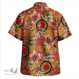 Scottish MacBrair Modern Clan Tartan Hawaiian Shirt - Tropical Old Style Scottish Plaid Tartan Plaid