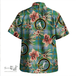 Scottish Porteous Ancient Clan Tartan Hawaiian Shirt - Tropical Old Style Scottish Plaid Tartan Plaid