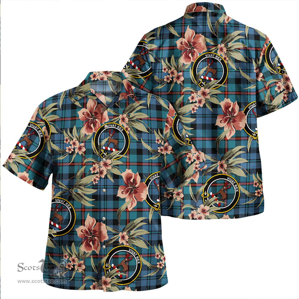 Scottish MacCorquodale Ancient Clan Tartan Hawaiian Shirt - Tropical Old Style Scottish Plaid Tartan Plaid