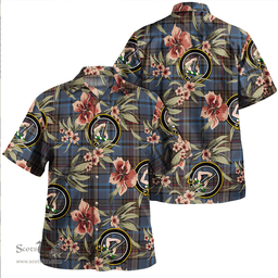 Scottish Renton Modern Clan Tartan Hawaiian Shirt - Tropical Old Style Scottish Plaid Tartan Plaid