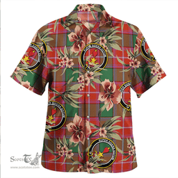 Scottish Rattray Ancient Clan Tartan Hawaiian Shirt - Tropical Old Style Scottish Plaid Tartan Plaid