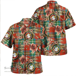 Scottish Ruthven Ancient Clan Tartan Hawaiian Shirt - Tropical Old Style Scottish Plaid Tartan Plaid