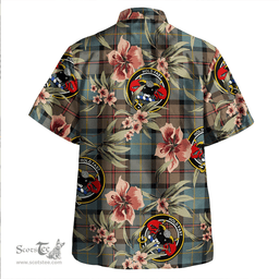 Scottish MacLeod of Assynt Weathered Clan Tartan Hawaiian Shirt - Tropical Old Style Scottish Plaid Tartan Plaid