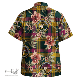 Scottish MacMillan Modern Clan Tartan Hawaiian Shirt - Tropical Old Style Scottish Plaid Tartan Plaid