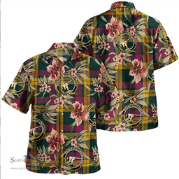 Scottish MacMillan Modern Clan Tartan Hawaiian Shirt - Tropical Old Style Scottish Plaid Tartan Plaid