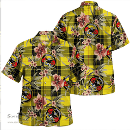 Scottish MacLeod of Lewis Modern Clan Tartan Hawaiian Shirt - Tropical Old Style Scottish Plaid Tartan Plaid