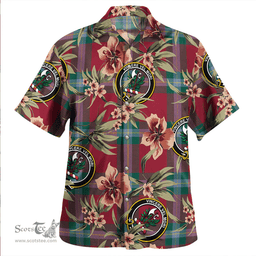 Scottish MacLaine of LochBuie (Cockburn) (MacLaine of LochBuie) Modern Clan Tartan Hawaiian Shirt - Tropical Old Style Scottish Plaid Tartan Plaid