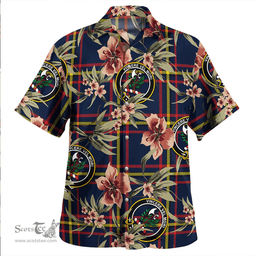 Scottish MacLaine of LochBuie Hunting (MacLaine) Modern Clan Tartan Hawaiian Shirt - Tropical Old Style Scottish Plaid Tartan Plaid