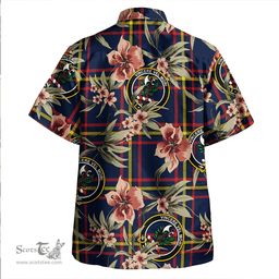 Scottish MacLaine of LochBuie Hunting (MacLaine) Modern Clan Tartan Hawaiian Shirt - Tropical Old Style Scottish Plaid Tartan Plaid