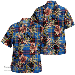 Scottish Rutherford Modern Clan Tartan Hawaiian Shirt - Tropical Old Style Scottish Plaid Tartan Plaid
