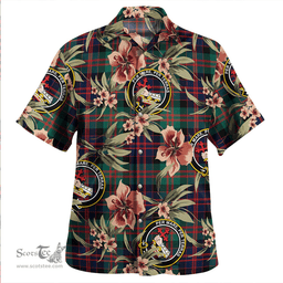 Scottish MacDonald (Donald) Modern Clan Tartan Hawaiian Shirt - Tropical Old Style Scottish Plaid Tartan Plaid