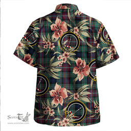 Scottish Rankin (Dalgliesh) Modern Clan Tartan Hawaiian Shirt - Tropical Old Style Scottish Plaid Tartan Plaid