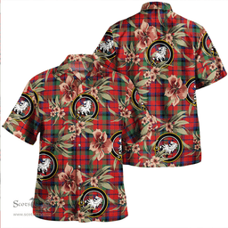 Scottish MacNaughton Modern Clan Tartan Hawaiian Shirt - Tropical Old Style Scottish Plaid Tartan Plaid
