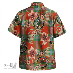 Scottish MacLaine of LochBuie (Cockburn) (MacLaine of LochBuie) Ancient Clan Tartan Hawaiian Shirt - Tropical Old Style Scottish Plaid Tartan Plaid