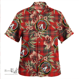 Scottish MacClure Modern Clan Tartan Hawaiian Shirt - Tropical Old Style Scottish Plaid Tartan Plaid