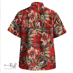 Scottish MacClure Modern Clan Tartan Hawaiian Shirt - Tropical Old Style Scottish Plaid Tartan Plaid