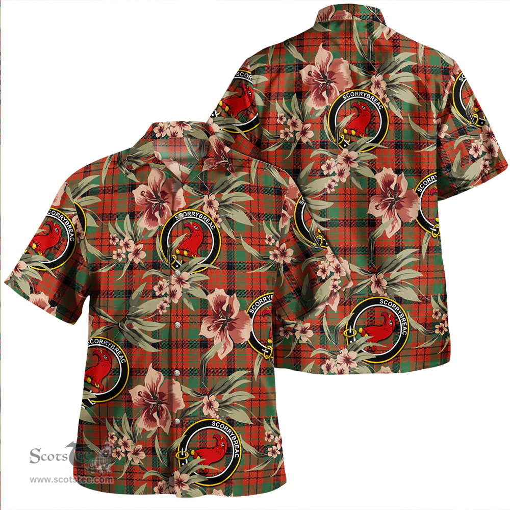 Scottish MacNicol Modern Clan Tartan Hawaiian Shirt - Tropical Old Style Scottish Plaid Tartan Plaid