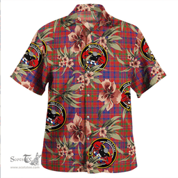 Scottish MacLeod Red Modern Clan Tartan Hawaiian Shirt - Tropical Old Style Scottish Plaid Tartan Plaid