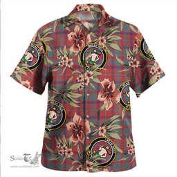 Scottish Shaw of Tordarroch Weathered Clan Tartan Hawaiian Shirt - Tropical Old Style Scottish Plaid Tartan Plaid