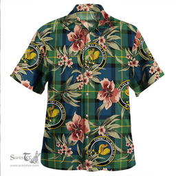 Scottish Sinclair of Ulster Modern Clan Tartan Hawaiian Shirt - Tropical Old Style Scottish Plaid Tartan Plaid