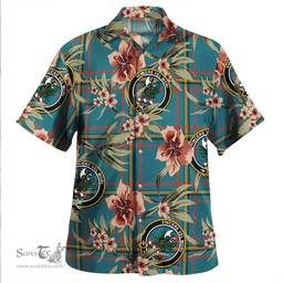 Scottish MacLaine of LochBuie Hunting (MacLaine) Ancient Clan Tartan Hawaiian Shirt - Tropical Old Style Scottish Plaid Tartan Plaid