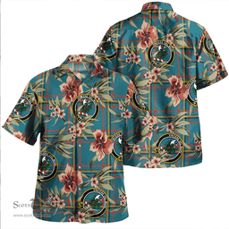 Scottish MacLaine of LochBuie Hunting (MacLaine) Ancient Clan Tartan Hawaiian Shirt - Tropical Old Style Scottish Plaid Tartan Plaid