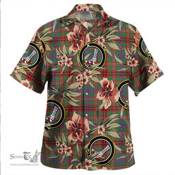 Scottish MacCall Modern Clan Tartan Hawaiian Shirt - Tropical Old Style Scottish Plaid Tartan Plaid