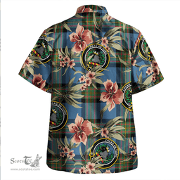 Scottish MacLaren of Broich Ancient Clan Tartan Hawaiian Shirt - Tropical Old Style Scottish Plaid Tartan Plaid