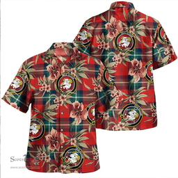 Scottish Ruthven Modern Clan Tartan Hawaiian Shirt - Tropical Old Style Scottish Plaid Tartan Plaid