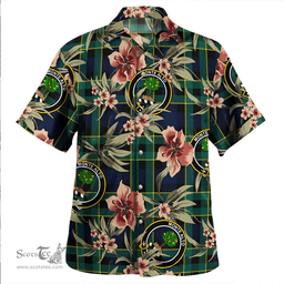 Scottish Mowat Modern Clan Tartan Hawaiian Shirt - Tropical Old Style Scottish Plaid Tartan Plaid