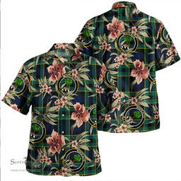 Scottish Mowat Modern Clan Tartan Hawaiian Shirt - Tropical Old Style Scottish Plaid Tartan Plaid