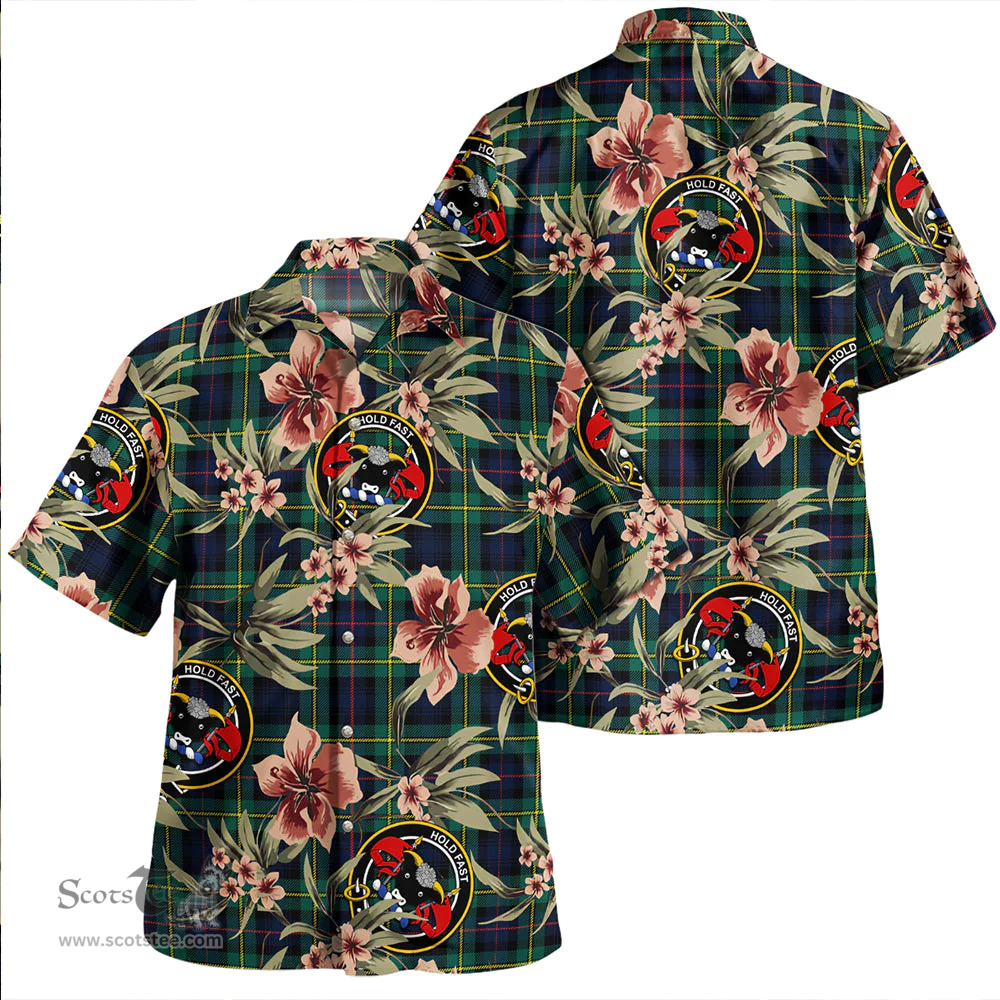 Scottish MacLeod of Skye Modern Clan Tartan Hawaiian Shirt - Tropical Old Style Scottish Plaid Tartan Plaid