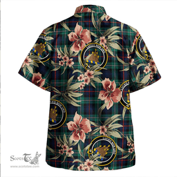 Scottish MacKenzie Modern Clan Tartan Hawaiian Shirt - Tropical Old Style Scottish Plaid Tartan Plaid