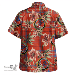 Scottish Rose of Kilravock Ancient Clan Tartan Hawaiian Shirt - Tropical Old Style Scottish Plaid Tartan Plaid